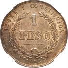 Uruguay. Peso, 1895 NGC MS63 - 2