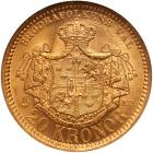 Sweden. 20 Kroner, 1881-EB NGC MS65 - 2