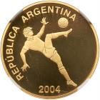 Argentina. 10 Pesos, 2004 NGC PF69 UC