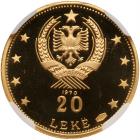 Albania. 20 Leke, 1970 NGC PF68 UC - 2