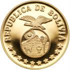 Bolivia. 4000 Pesos, 1979 Choice Brilliant Proof