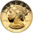 2017-W. American Liberty $100.00 High Relief Deep Cameo Proof