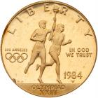 1984-W L.A. Olympiad, $10 Gold Gem Proof