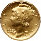 2016-W Mercury Dime 100th Anniversary Gold Coin