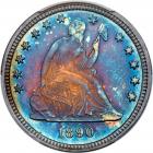 1890 Liberty Seated 25C PCGS Proof 66