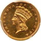 1877 $1 Gold Indian PCGS MS63