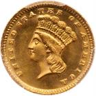 1885 $1 Gold Indian PCGS MS65