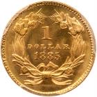 1885 $1 Gold Indian PCGS MS65 - 2