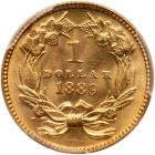 1889 $1 Gold Indian PCGS MS66 - 2