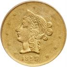 1855 Wass, Molitor & Co. (San Francisco) $10 Gold. K-6, High Rarity 5