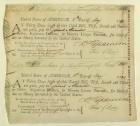 Colonial America: Thirty Day Sight Draft Bill Dated 1781, 3rd and 4th Bill Uncut