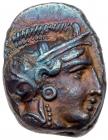 Attica, Athens. Silver Tetradrachm (17.15 g), ca. 350-294 BC EF