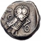 Attica, Athens. Silver Tetradrachm (16.83 g), ca. 350-294 BC Choice VF - 2