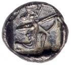 Phoenicia, Sidon. Uncertain king. Silver 1/16 Shekel (0.80 g), ca. 435-425 BC EF - 2