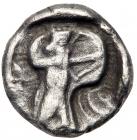 Phoenicia, Sidon. Time of Baalshallim I-Baâana. Silver 1/16 Shekel (0.70 g), ca. 425-402 BC - 2