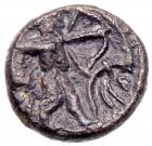 Phoenicia, Sidon. Time of Baalshallim I-Baâana. Silver 1/16 Shekel (0.61 g), ca. 425-402 BC - 2