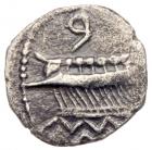 Phoenicia, Sidon. Baalshallim II. Silver 1/16 Shekel (0.63 g), ca. 401-366 BC Ab