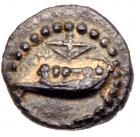 Phoenicia, Sidon. Uncertain king. Silver 1/64 Shekel (0.24 g), 5th-4th centuries BC