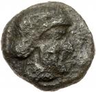 Philistia, Gaza. Silver Drachm (3.66 g), 5th century-333 BC Fine