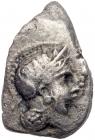 Philistia, Gaza. Silver Drachm (3.75 g), 4th century-333 BC. VF