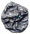 Philistia, Uncertain mint. Silver Tetartemorion (0.15 g), 4th century-333 BC EF - 2