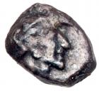 Philistia, Uncertain mint. Silver Tetartemorion (0.15 g), 4th century-333 BC Cho