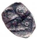 Philistia, Uncertain mint. Silver Tetartemorion (0.15 g), 4th century-333 BC Cho - 2