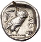 North West Arabia. Silver Tetradrachm (16.38 g), 4th century BC VF - 2