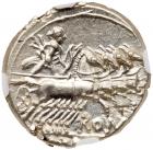 M. Baebius Q.f. Tampilus. Silver Denarius (3.91 g), 137 BC - 2