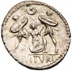 L. Titurius L.f. Sabinus. Silver Denarius (3.80 g), 89 BC Choice VF - 2