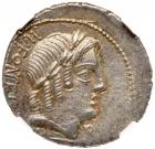 Mn. Fonteius C.f. Silver Denarius (3.80 g), 85 BC