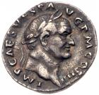 Vespasian. Silver Denarius (3.19 g), AD 69-79 VF