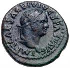 Titus. AE Semis (4.52 g), AD 79-81 Choice VF