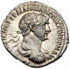 Trajan. Silver Drachm (3.16 g), AD 98-117 Superb EF