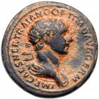 Trajan. AE dupondius (9.29 g), AD 98-117 Choice VF