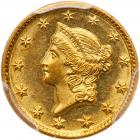 1849-D $1 Gold Liberty PCGS MS63