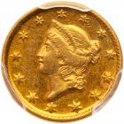 1850-D $1 Gold Liberty PCGS AU55