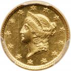 1853-D $1 Gold Liberty PCGS MS61