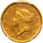 1854-D $1 Gold Liberty PCGS AU58