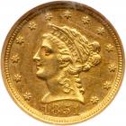 1851-D $2.50 Liberty NGC AU58