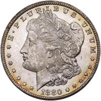 1880/79-CC Morgan $1. Rev of 1878 PCGS MS62