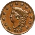 1828 N-5 R2 PCGS graded MS61 Brown, CAC Approved