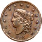 1835 N-6 R1 Head of 1834, Small 8 PCGS graded MS62 Brown