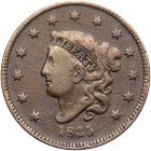 1835 N-18 R4+ Head of 1834, Small 8 VG10+