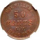 (1861-65) Civil War Token NY Fuld 630-AY-1a R2 NGC graded MS65 Red & Brown - 2