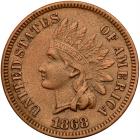 1868 Indian Head 1C