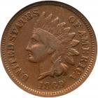 1869 Indian Head 1C ANACS F12