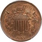 1865 2C PCGS MS64 BR