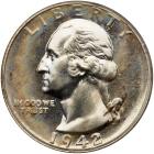 1942 Washington 25C PCGS Proof 66