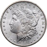 1881-CC Morgan $1 NGC MS65